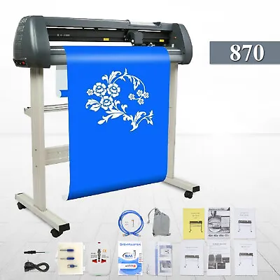 34in Vinyl Cutter Machine Software Pattern Graphics Letters Cut Sticker Printer • $239.99