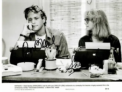  Irreconcilable Differences  Ryan O'Neal Shelley Long Signed 7X9 B&W Photo COA  • $199.99