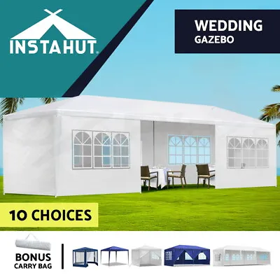 $67.15 • Buy Instahut Gazebo Party Wedding Marquee Outdoor Event Tent Shade Canopy Camping