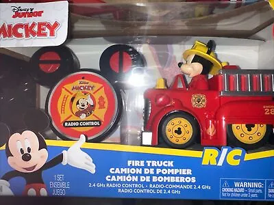 Mickey Mouse Disney Junior Fire Truck Remote Control RC 3+ 2.4 GHz • $9.99