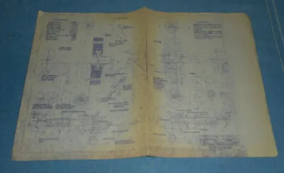 $8.32 • Buy 1947 Curtiss XPW-8 Aircraft Scale Model Diagram Drawing Schematic Blueprint Plan