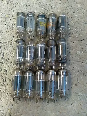 $15.99 • Buy 8963 Lot Of 15 MISC BRANDS 6FQ7 6CG7 VACUUM TUBES 