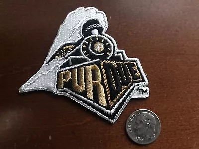 PU Purdue Boilermakers Vintage Embroidered Iron On Patch (NOS) 3  X 3  APX • $4.99