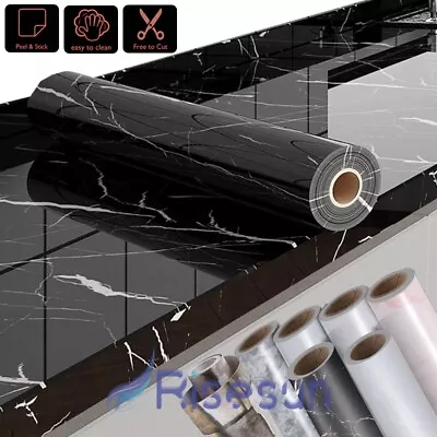 Marble Contact Paper Self Adhesive Peel &Stick Wallpaper Kitchen Countertop • $10.25