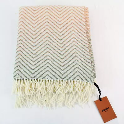 Missoni Home Bram Throw Blanket With Fringed Edges In Multicolor (51  X 75 ) • $199.98