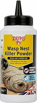 STV ZERO IN Wasp Nest Killer Powder 300g Effective / Kills In 24 Hours • £7.95