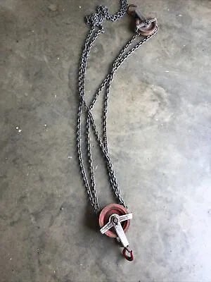 1 Vintage USA Made. Thern Machine Co. Chain Hoist 1000 Lbs. Lifting Collection • $98