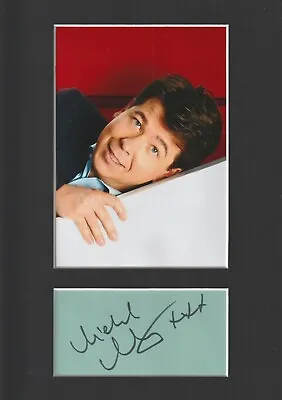 Michael McIntyre Hand Signed A4 Mount Autograph Comedian The Wheel Big Show • £29.99