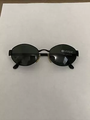 New Old Stock Italian Vogue 3229  Black Matte Flex Frame Sunglasses 51-20-135 • $35