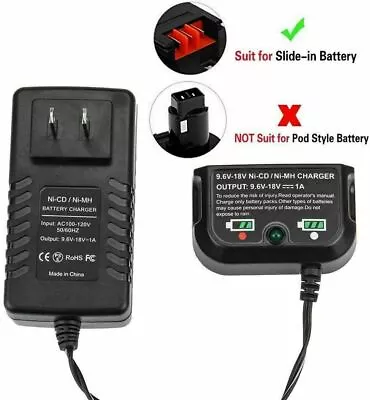 14.4 Volt 3.6Ah Ni-Mh Battery / Charger For Black And Decker HPB14 FSB14 A144 US • $16