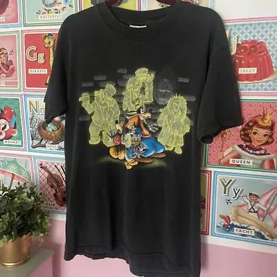 $23.99 • Buy Vintage 90s Rare Haunted Mansion 2 Sides Unisex T-Shirt S-5XL