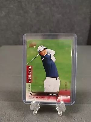 2024 Upper Deck Golf UD GOLF YUKA SASO RED EXCLUSIVES #78/100 CARD #55 • $9.99