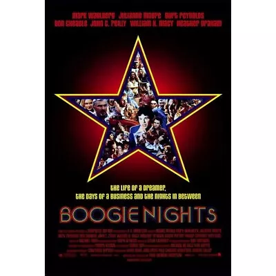 Boogie Nights Mark Wahlberg Burt Reynold Movie Poster Print 17 X 12 Reproduction • $16.95