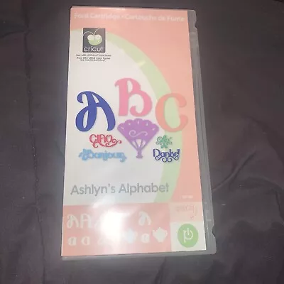 Cricut Cartridge - ASHLYN'S ALPHABET_1023ST • $13.99