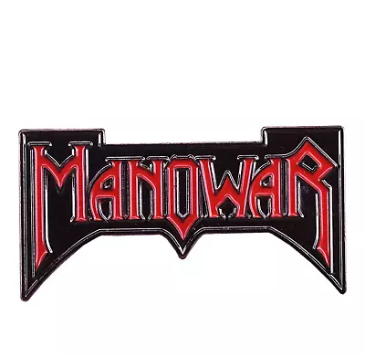Manowar Logo Heavy Metal Rock Band 1.5  Enamel Pin Badge • $14.99