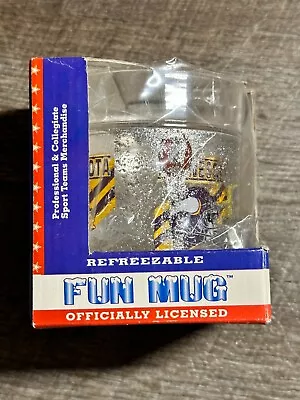 USED: Minnesota Vikings Refreezable Fun Mug Officially License NFL Open Box (B) • $12