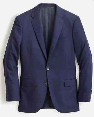 J Crew Ludlow 30139 Heathered Italian Wool Suit Jacket 38S Blue • $75