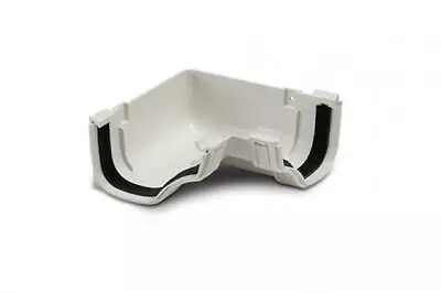 Polypipe Ogee Gutter 90 Deg Internal Angle White Rog13w • £9