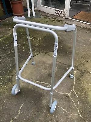 Lightweight Aluminium Walking Zimmer Frame Front Wheels Mobility Aid • £5.65