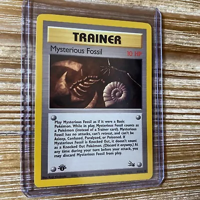 Mysterious Fossil 62/62 1st Edition WOTC Pokémon Card LP-NM • $3.45