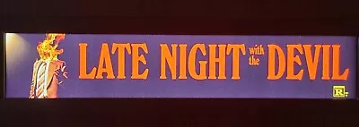 Late Night With The Devil 2.5 X 11.5 Movie Theater Mylar • $19.99