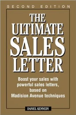 The Ultimate Sales Letter By Kennedy Daniel Book The Cheap Fast Free Post • £4.99