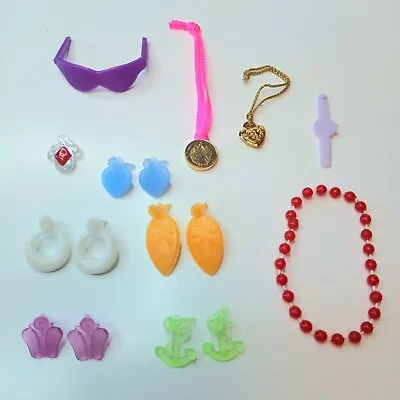 VTG 16 Pc Lot Barbie Doll Jewelry Earrings Necklaces Sunglasses Gold Medal • $15.88
