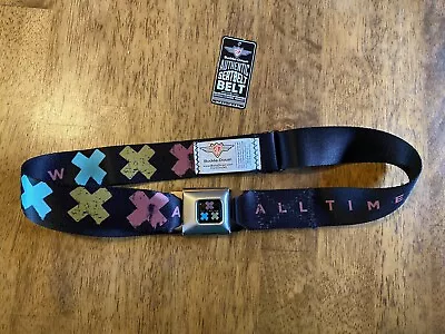 Buckle Down ALL TIME LOW Band Adjustable Seatbelt Belt • $9.99