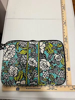 Vera Bradley Island Blooms Padded Laptop Sleep Zipper Closure Pocket Inside • $21