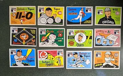 $7 • Buy 1971 Fleer Laughlin World Series  WS Cards 1903 -1970 U Pick To Complete Set