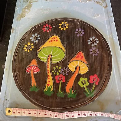 Fairy House Plaque With Mushrooms Latex Rubber Mould Fairy Garden Gnomes • £10