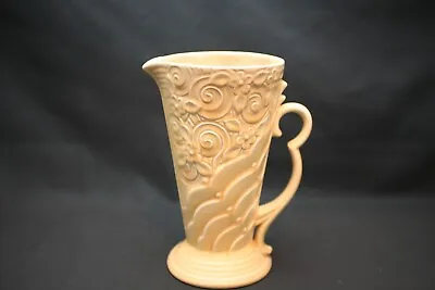 Fabulous Vintage (1930s) Wade Potteries Art Deco Apricot Vase/Pitcher Iconic • £43