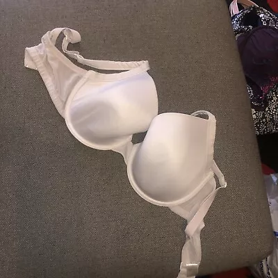 Marks And Spencer White Bra 38DD • £2