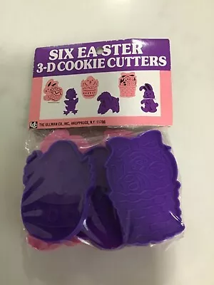 NEW Six Easter 3-D Cookie Cutters By Ullman Co. W/cookie Recipe • $2.99