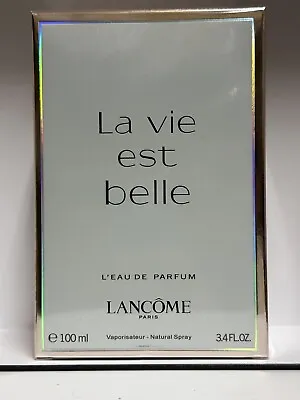 La Vie Est Belle By Lancome 3.4oz Eau De Parfum Spray For Women New & Sealed • $49.99