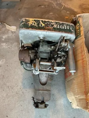 Antique 1930 Evinrude Boat Motor 2 Cylinder 2 HP Model Is Fold Light • $200