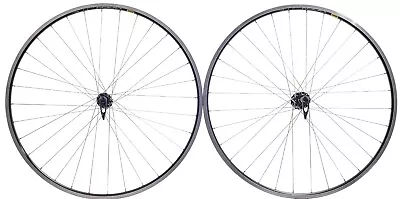 Mavic Open Pro 11 Spd Alloy Clincher Road Wheelset 700c Rim QR Campy Record Hub • $449.95