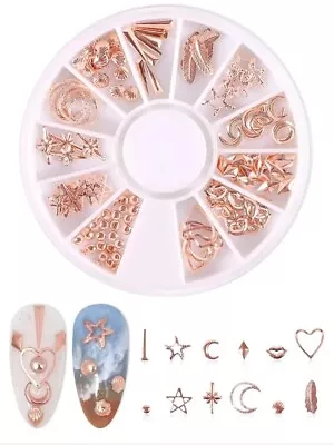 3D Nail Art Rhinestones In Wheel Glass Crystals Gems Beads Charms Glitter Decors • £3.49