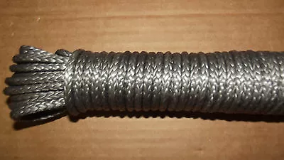 NEW 3/16 X 50' Dyneema Winch Line Synthetic Pulling Rope 12-Strand Braid • $30