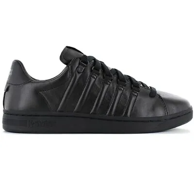 K-Swiss Lozan Leather 2 II - Triple Black - 07943-904 Men's Sneakers Shoes NEW • £86.40