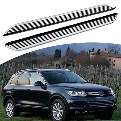 2Pcs Nerf Bar Side Step Running Board Fits For Volkswagen VW Touareg 2011-2018 • $309