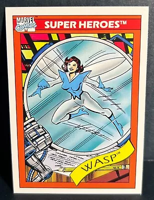 Impel Marvel 1990 Comics Super-Hero WASP #51 Trading Card. • $0.99