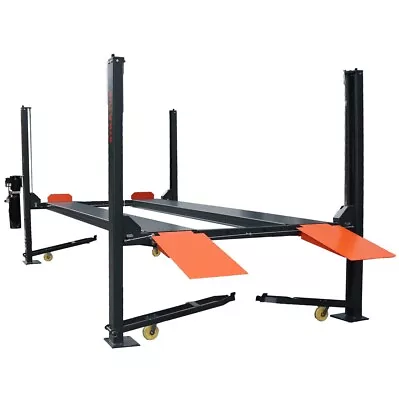 Stratus 4 Post 9000 LBS Manual Release Storage Car Lift With Castors SAE-P49 • $6993