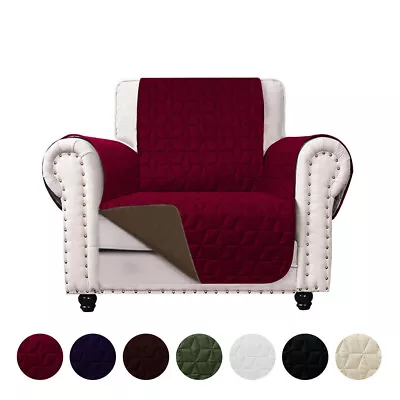 $12.99 • Buy Reversible Pet Protector Waterproof Quilt Chair Seat Slipcover Sofa Couch Cover