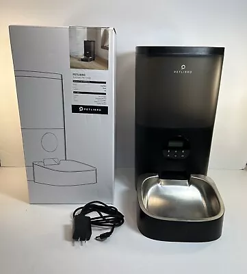 Petlibro PLAF002 Black  Rechargeable Portable Automatic Pet Feeder 6L Used • $20