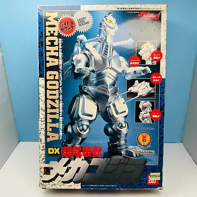 1993 Bandai Super Mechagodzilla Figure DX Super Armor Light And Sound WORKS! • $249.99