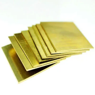 £38.15 • Buy Shim Thick 0.1mm-8mm New Brass Metal Thin Sheet Foil Plate Model Making Various