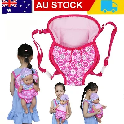 Baby Doll Carrier Backpack Accessories Front Back Sleeping Bag Girl Straps 15-18 • $13.58
