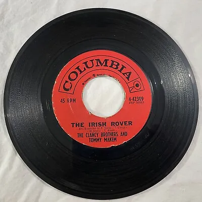 The Clancy Brothers And Tommy Makem - The Irish Rover - 45 RPM 7” Good • $9.79