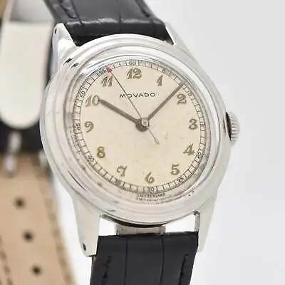 MOVADO Watch 1960's Vintage 18610 Stainless Steel (# 14538) • $750